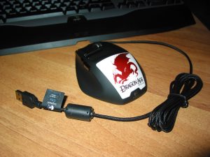 Logitech G9x mit Extra Dragon Age Griffschale (ausgepackt)