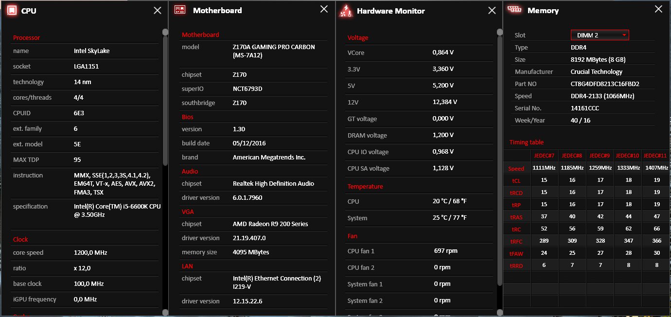 MSI Command Center