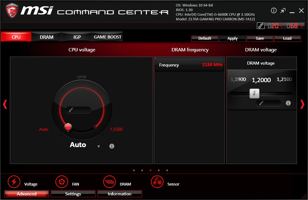 MSI Command Center