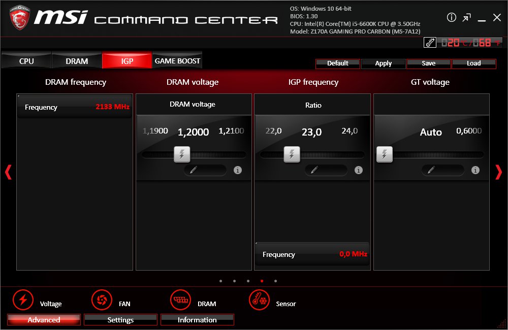 MSI Command Center