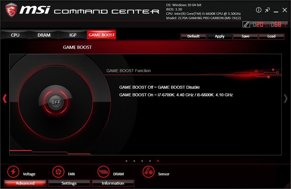 MSI Command Center