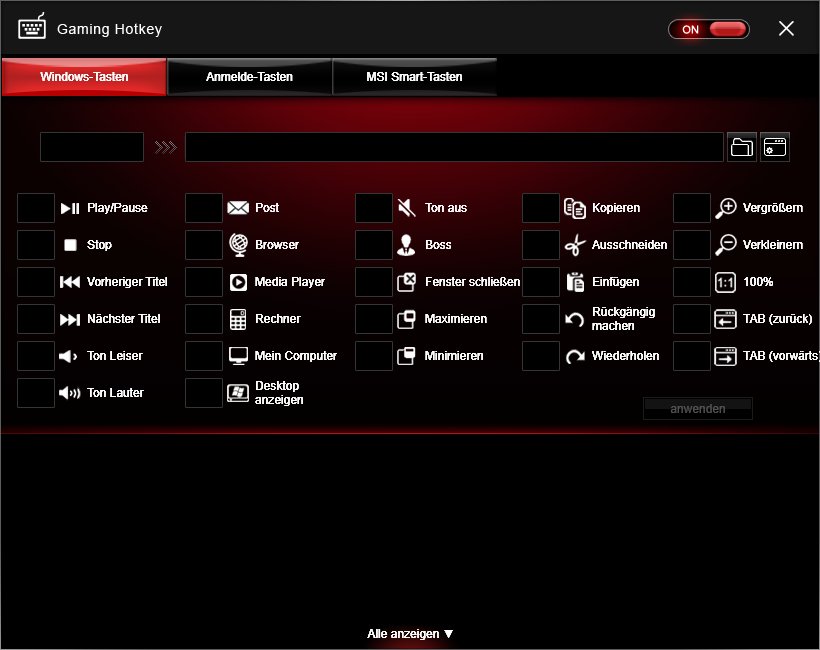 MSI Gaming App