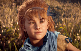 Aloy als kleines Kind