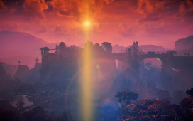 Sonnenuntergang über Meridian